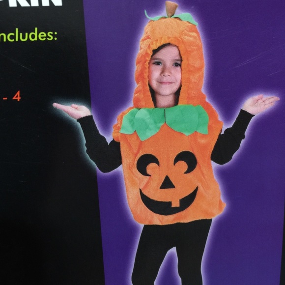 Costumes Toddler Pumpkin Vest Childs Halloween Costume Poshmark